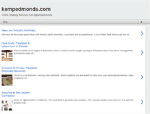 Tablet Screenshot of kempedmonds.com
